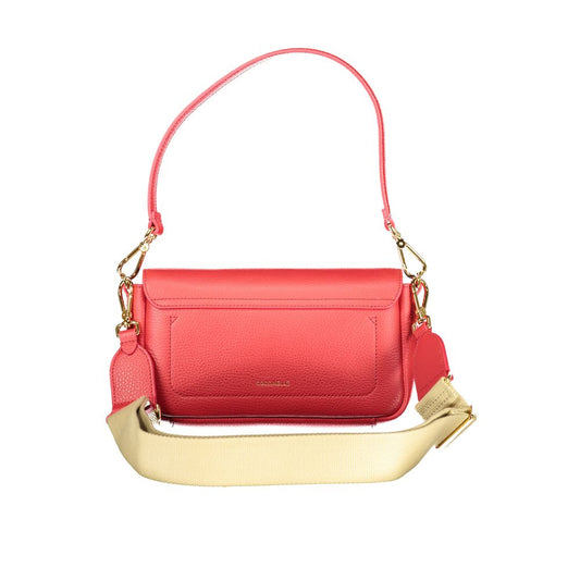 Дамска чанта от кожа Coccinelle Rosso