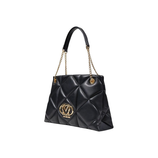 Дамска чанта Love Moschino от черен полиетилен