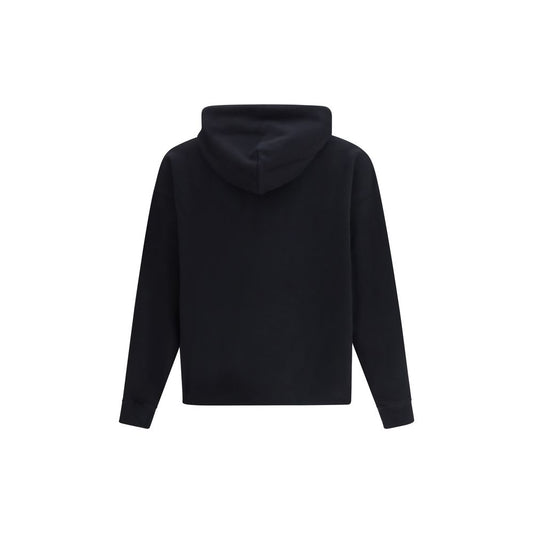Off-White Черен памучен суичър