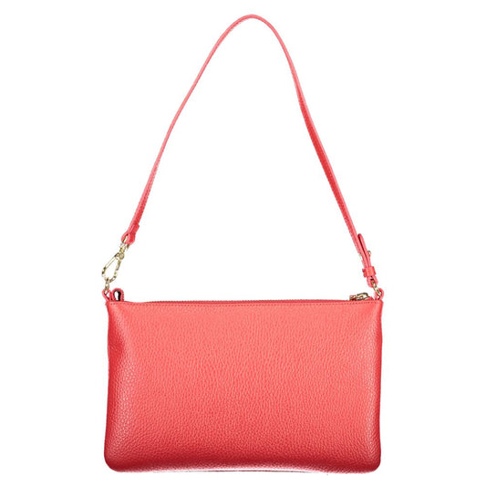 Дамска чанта Coccinelle Rosso от естествена кожа