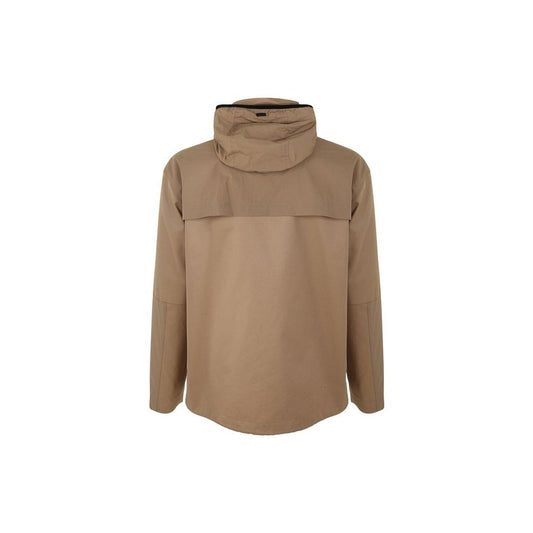 Herno Brown Cotton Shell Jacket