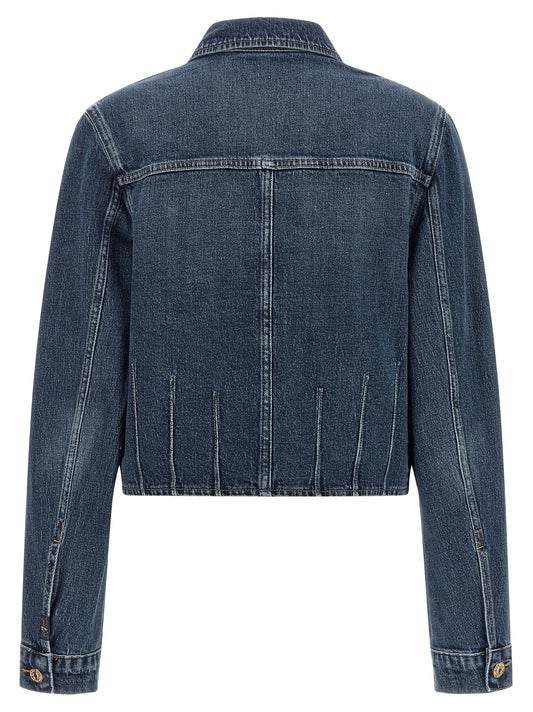 7 For All Mankind Blue Cotton Denim Jacket