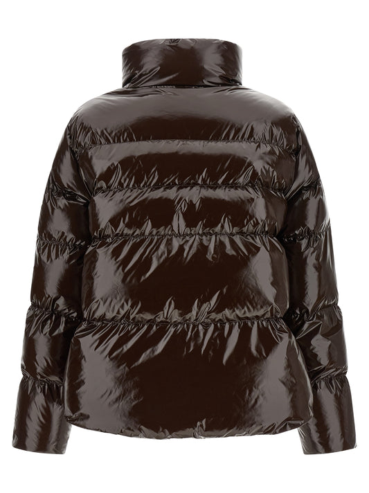 PINKO Brown Polyamide Full-Length Jacket