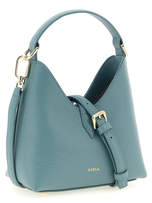 Furla Синя телешка чанта