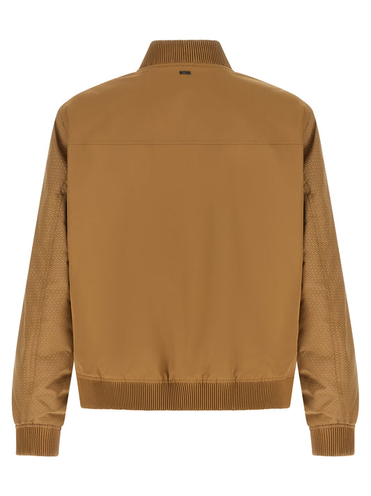 Hugo Boss Beige Polyester Bomber