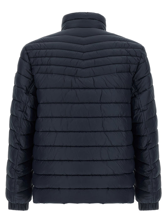 Hugo Boss Blue Polyamide Full-Length Jacket