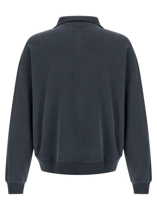 Brunello Cucinelli Blue Cotton Sweatshirt