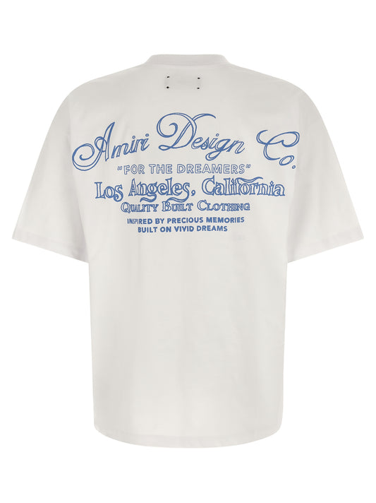 Amiri White Cotton T-Shirt