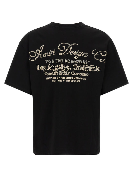 Amiri Black Cotton T-Shirt
