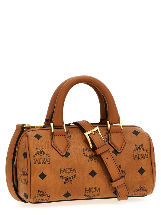 Дамска чанта MCM от кафяв полиетилен