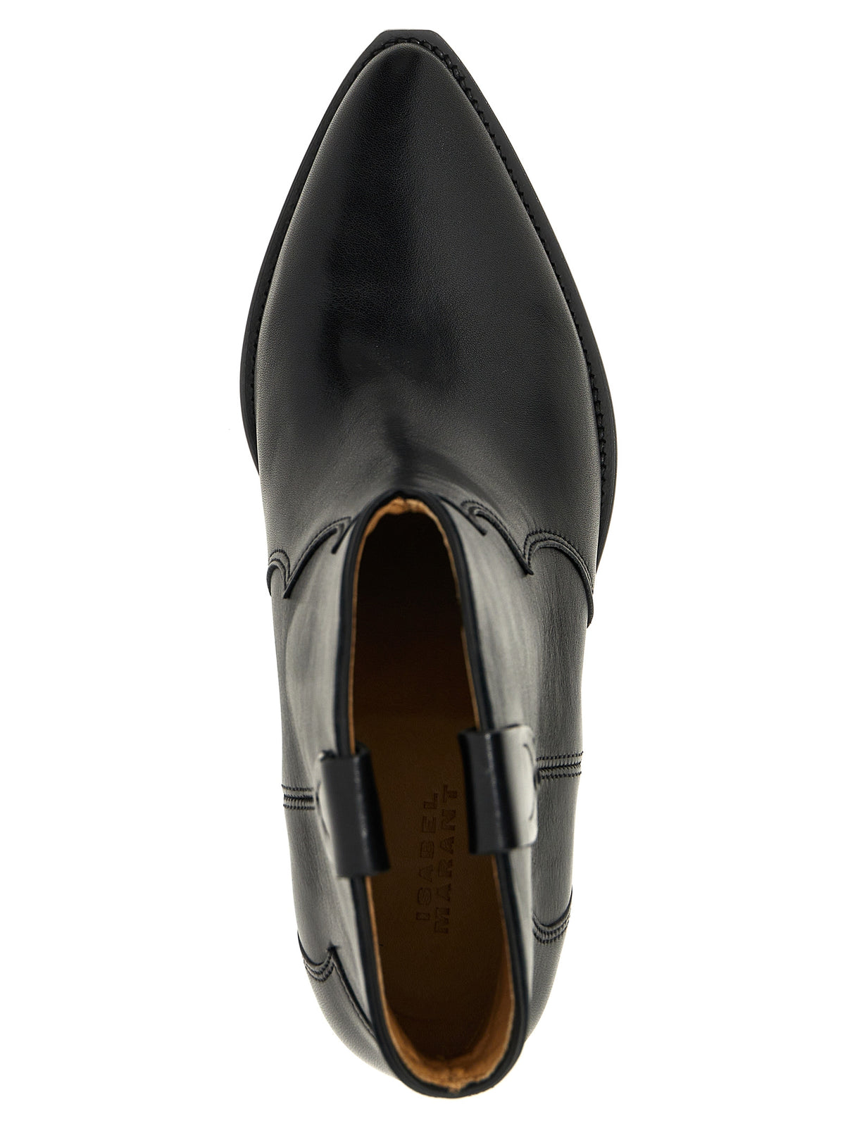 Isabel Marant Black Calfskin Chelsea Boots