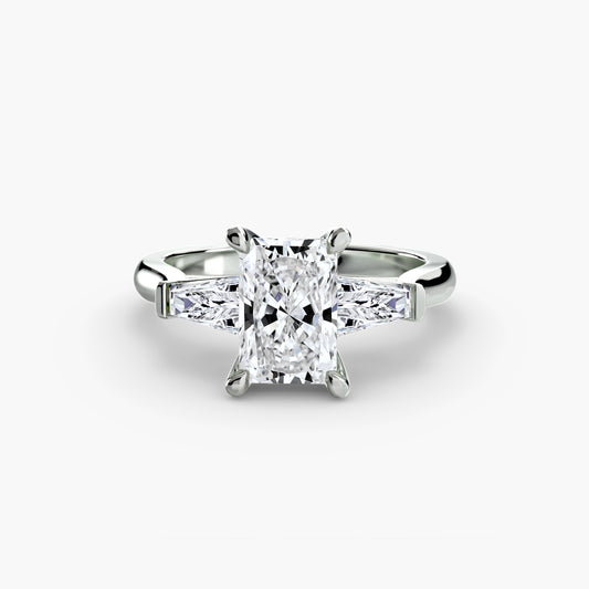 Three-Stone Ring Baguette Side Stones 2