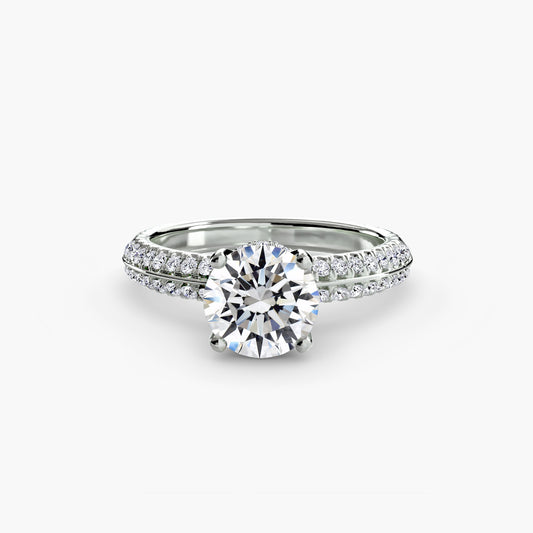 Solitaire with Pave