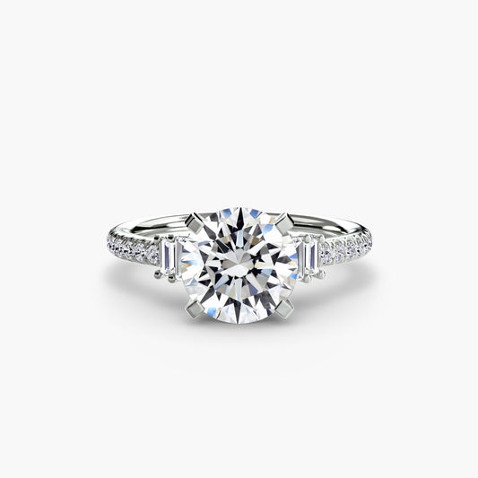 Solitaire Pave 4