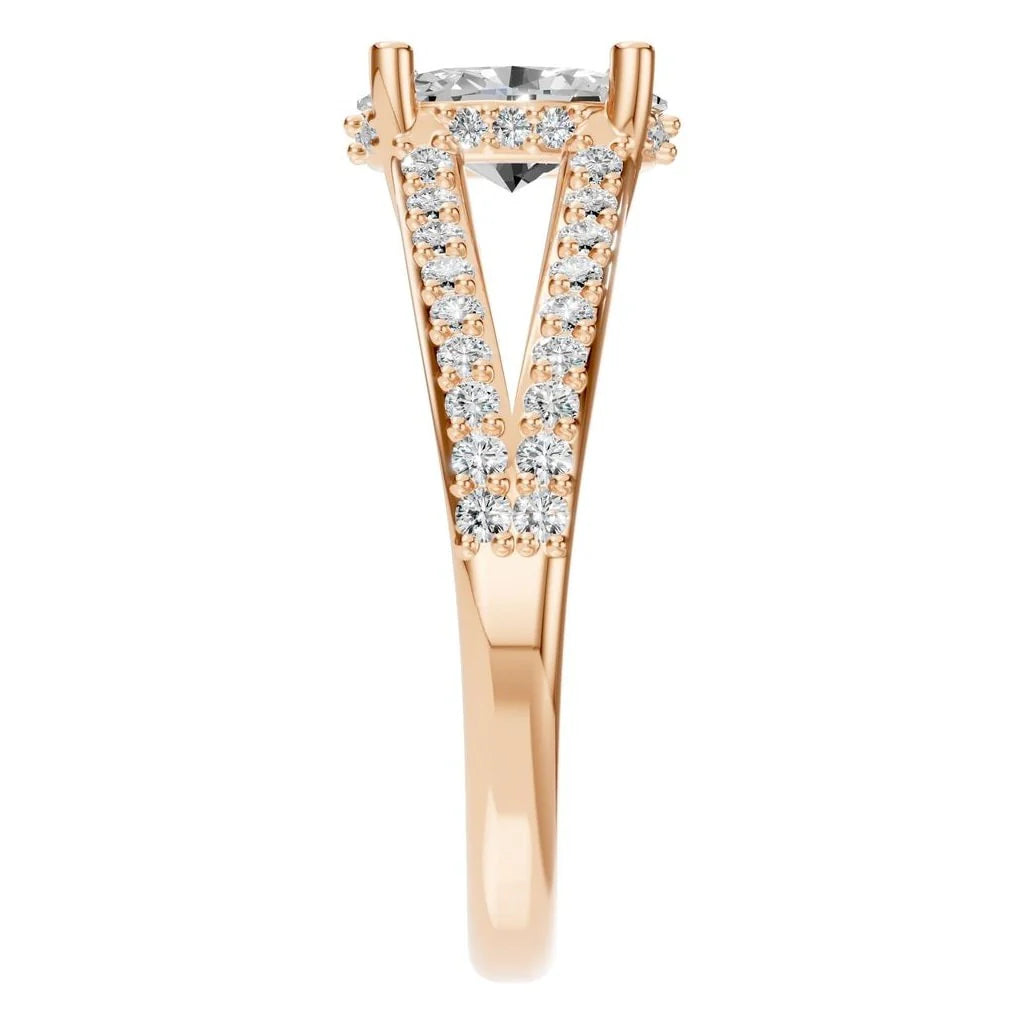 Ring Accented Hidden Halo Oval 3