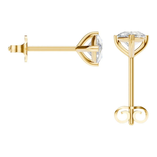 Earrings Solitaire Pear 2