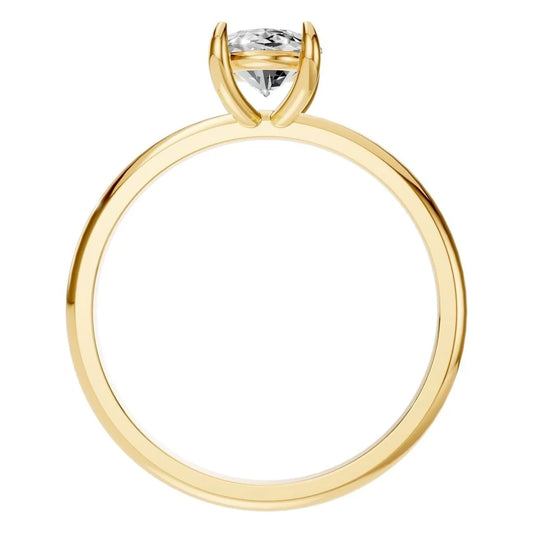 Ring Solitaire Oval 2