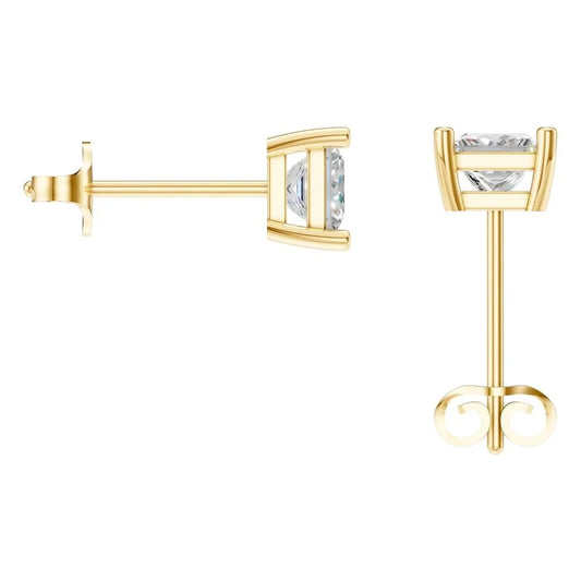Earrings Solitaire Princess