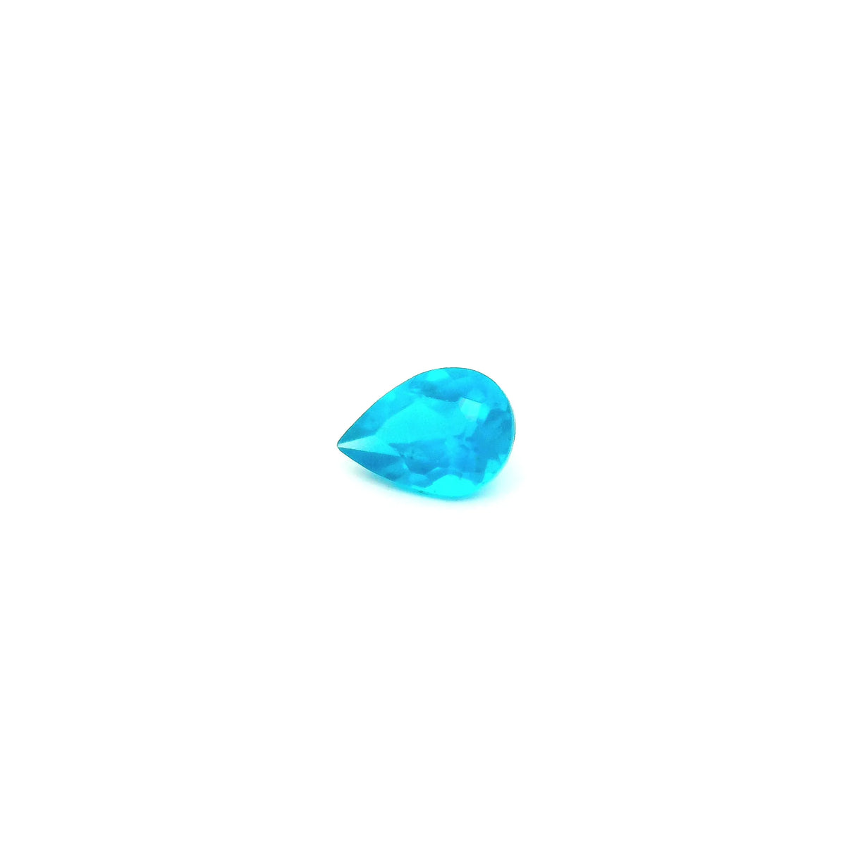 0.42ct Pear Natural Apatite (Colour Blue, Clarity Slightly Included, Cut Faceted)