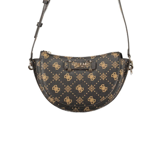 Дамска чанта Guess Jeans Marrone Полиуретан