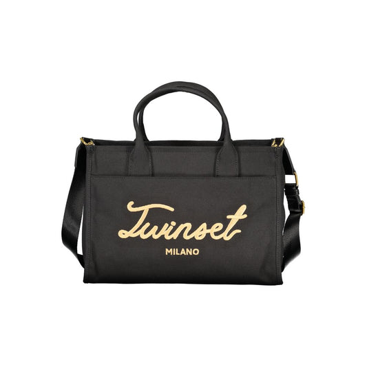 Дамска чанта Twinset Nero от памук