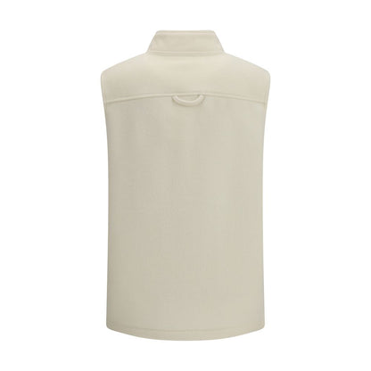 RIER Beige Wool Oves Aries Sleeveless Jacket
