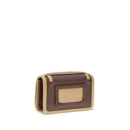 Pierre Hardy Brown Leather Shoulder Bag