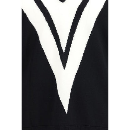 Valentino Garavani Black Wool Oves Aries Sweatshirt