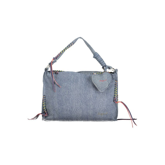 Дамска чанта Desigual Azzurro от памук