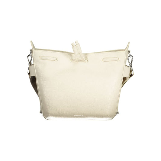 Дамска чанта Coccinelle Bianco от кожа