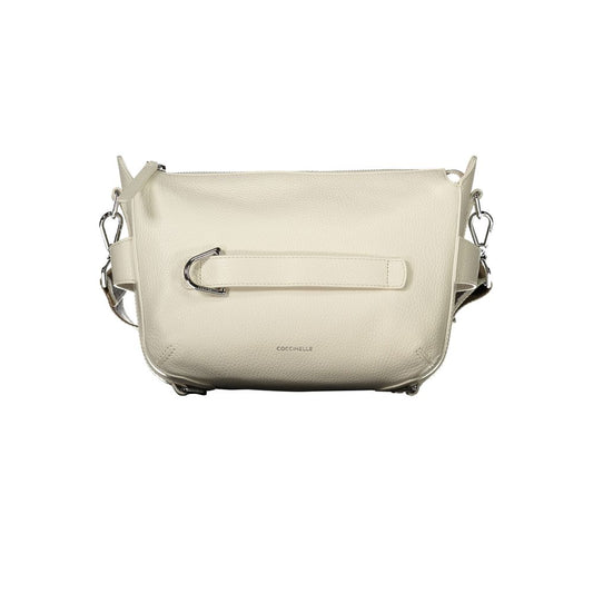 Дамска чанта Coccinelle Bianco от кожа