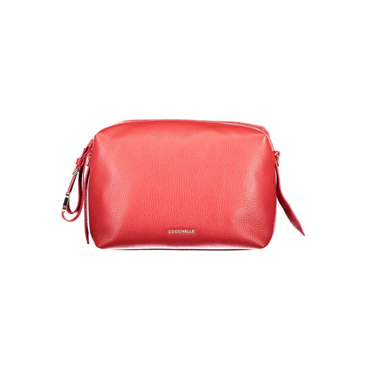 Дамска чанта Coccinelle Rosso от естествена кожа
