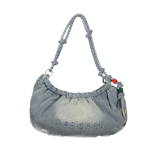 Дамска чанта Desigual Azzurro от памук