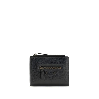 Balenciaga Black Lamb Ovis Aries Wallet