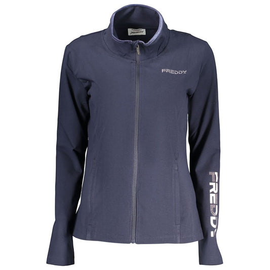 Дамски суитшърт Freddy Blue Cotton