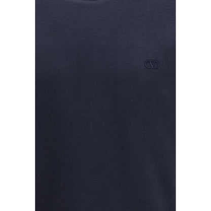 Valentino Garavani Blue Cotton Sweatshirt