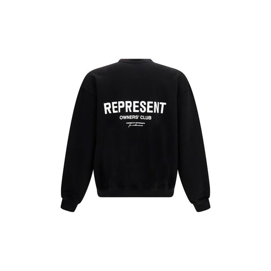 Represent Black Cotton Sweatshirt