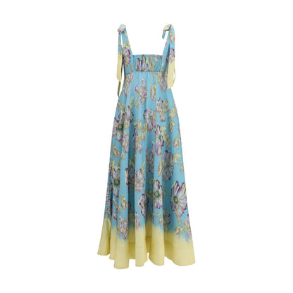 Alemais Multicolor Linen Casual Dress