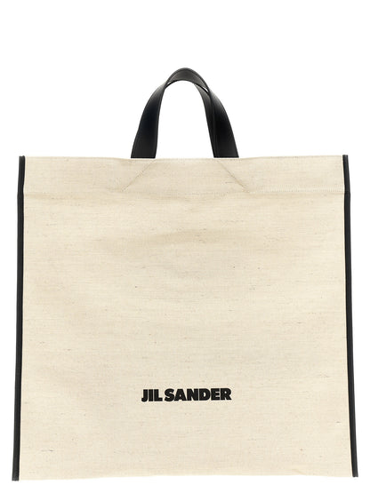 Jil Sander Bicolor Jute Tote Bag