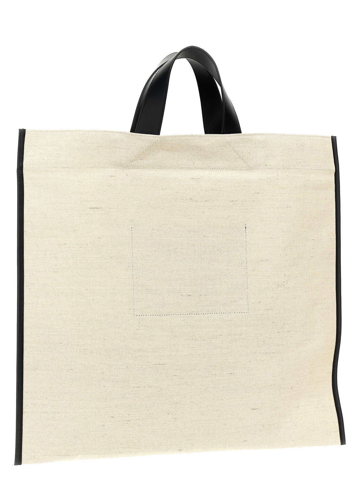 Jil Sander Bicolor Jute Tote Bag