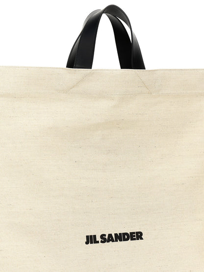 Jil Sander Bicolor Jute Tote Bag