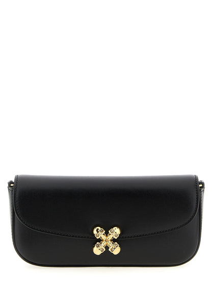 Alexander McQueen Black Calfskin Crossbody Bag