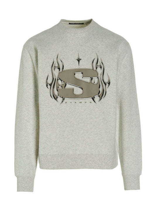 Суичър от памук STAMPD, сив