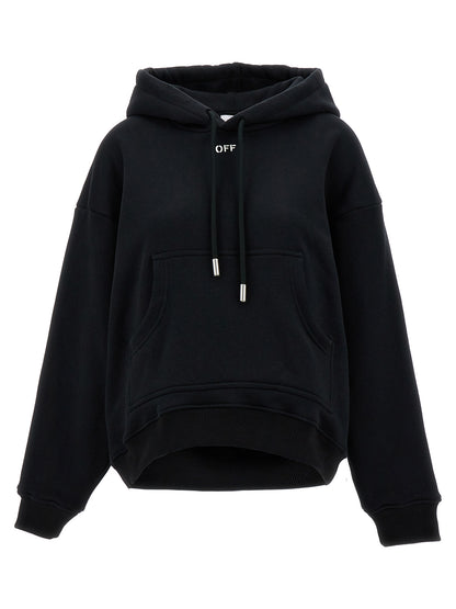 Off-White Black Cotton Hoodie