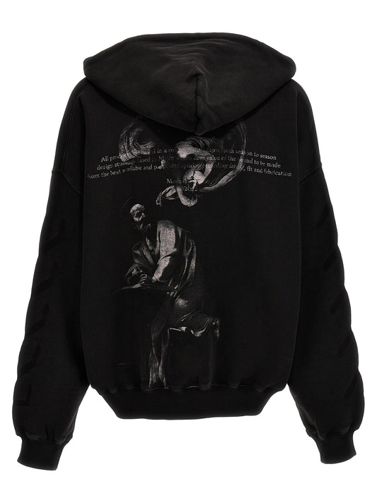 Off-White Gray Cotton Sweatshirt