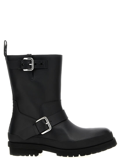 Stella McCartney Black Polyester Ankle Boots