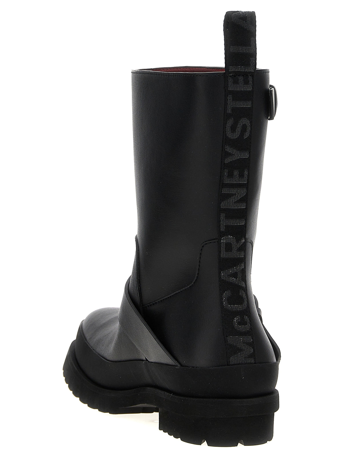 Stella McCartney Black Polyester Ankle Boots