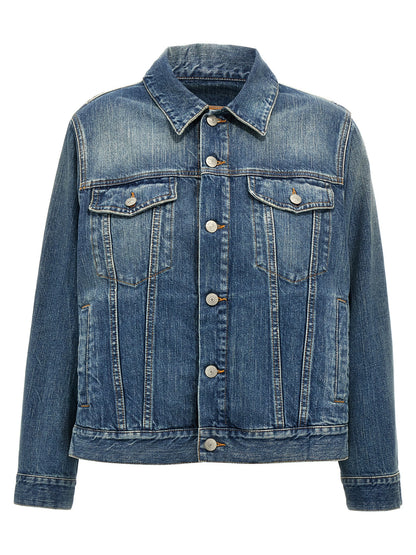 MM6 Maison Margiela Blue Cotton Denim Jacket