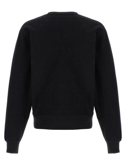 Saint Laurent Black Cotton Sweatshirt