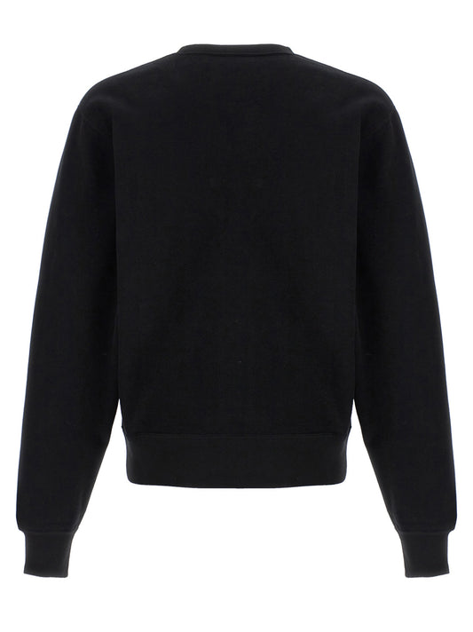 Saint Laurent Black Cotton Sweatshirt